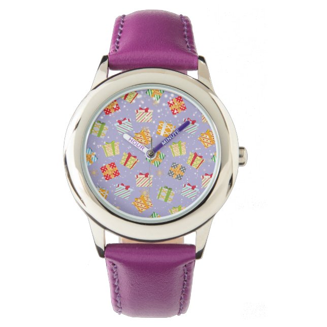 Christmas gifts pattern watch (Front)
