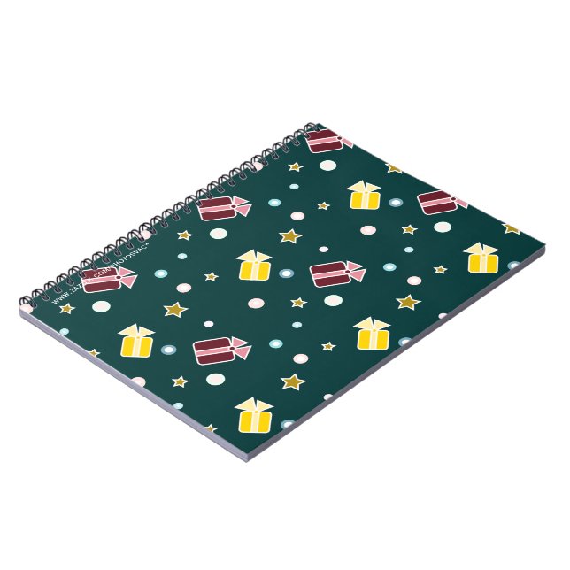 Christmas Gifts Spiral Notebook (Left Side)