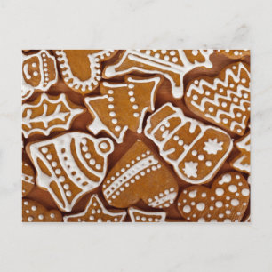 Christmas Ginger Cookies Holiday Postcard