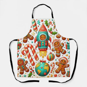 Christmas gingerbread  apron