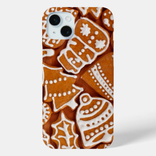 Christmas Gingerbread Biscuits iPhone 15 Mini Case