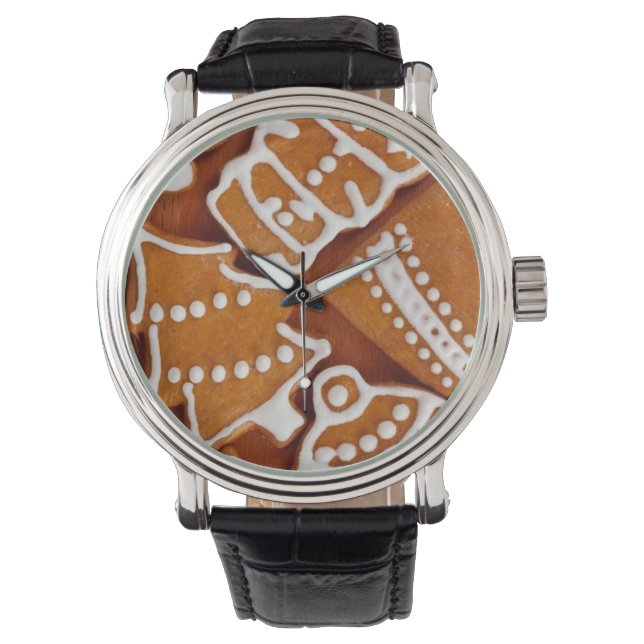 Christmas Gingerbread Biscuits Watch (Front)
