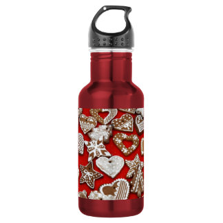 Christmas Gingerbread Cookies 532 Ml Water Bottle