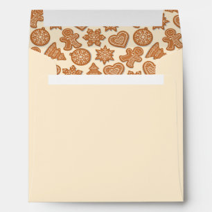 Christmas Gingerbread Cookies Envelope