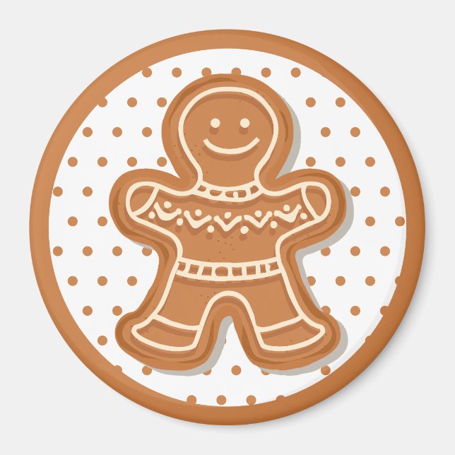 Christmas Gingerbread Cookies  Magnet (Front)