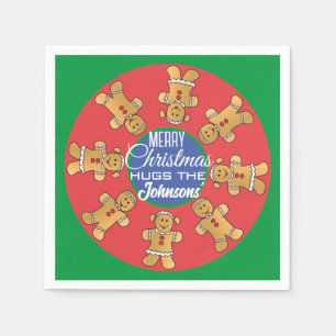 Christmas Gingerbread Cookies Napkin