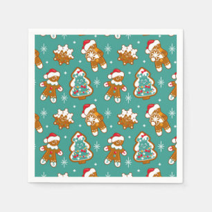Christmas Gingerbread Cookies Napkin