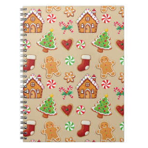 Christmas Gingerbread Cookies Planner Noterbook Notebook