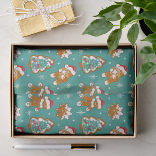 Christmas Gingerbread Cookies Tissue Paper