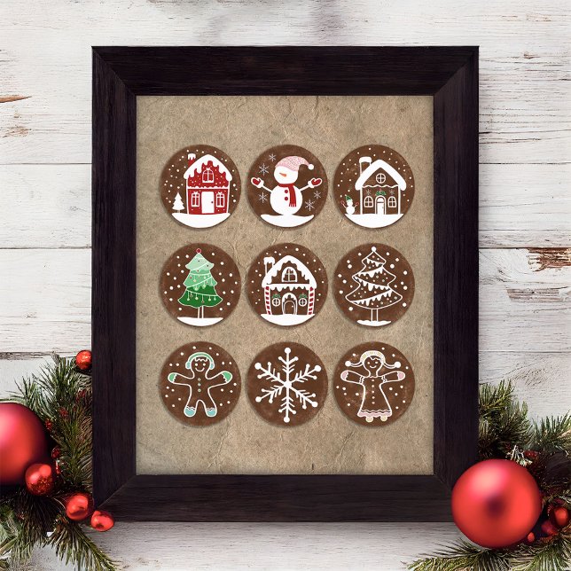 Christmas Gingerbread Cookies Wall Art Poster (Creator Uploaded)