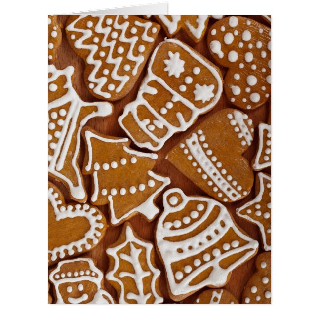 Christmas Gingerbread Holiday Cookies (Front)