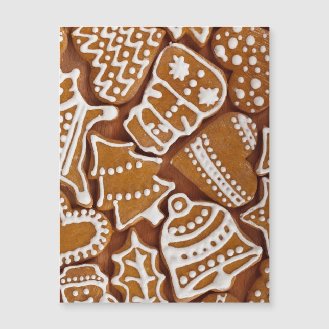 Christmas Gingerbread Holiday Cookies (Front)