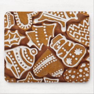Christmas Gingerbread Holiday Cookies Mouse Pad