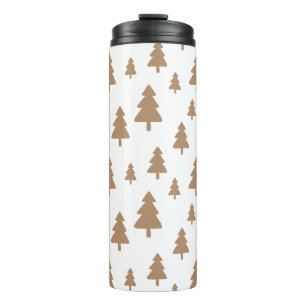 Christmas gingerbread holiday cookies thermal tumbler