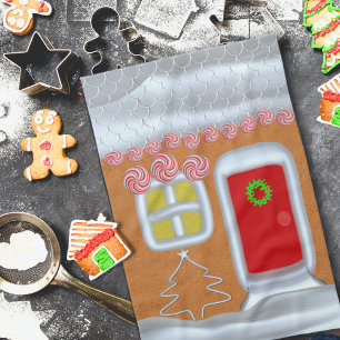 Christmas Gingerbread House Kitchen Towel