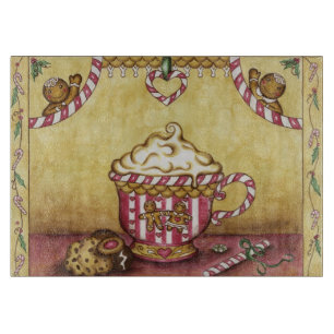 Christmas Gingerbread Kitchen Cutting Board Gift