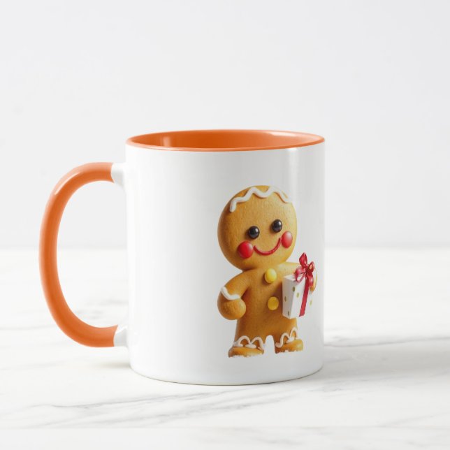 Christmas gingerbread man mug (Left)