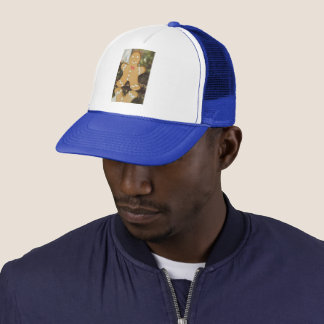 Christmas gingerbread man trucker hat