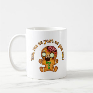 Christmas Gingerbread Man Zombie Coffee Mug