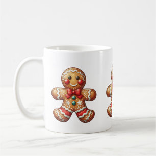 Christmas Gingerbread Men Coffee Mug