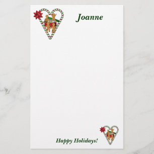Christmas Gingerbread Men Holiday Stationery