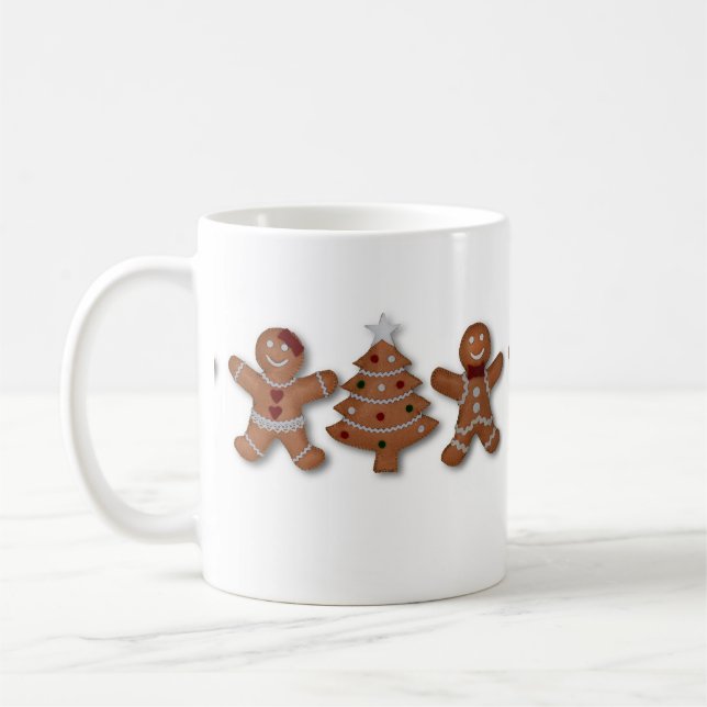 CHRISTMAS GINGERBREAD MUG (Left)