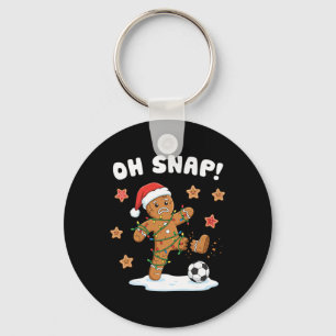 Christmas Gingerbread Oh Snap Cookie Xmas Holiday  Key Ring