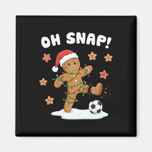 Christmas Gingerbread Oh Snap Cookie Xmas Holiday Magnet