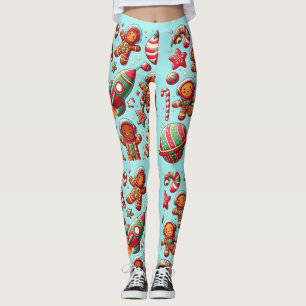 Christmas gingerbread suttle leggings