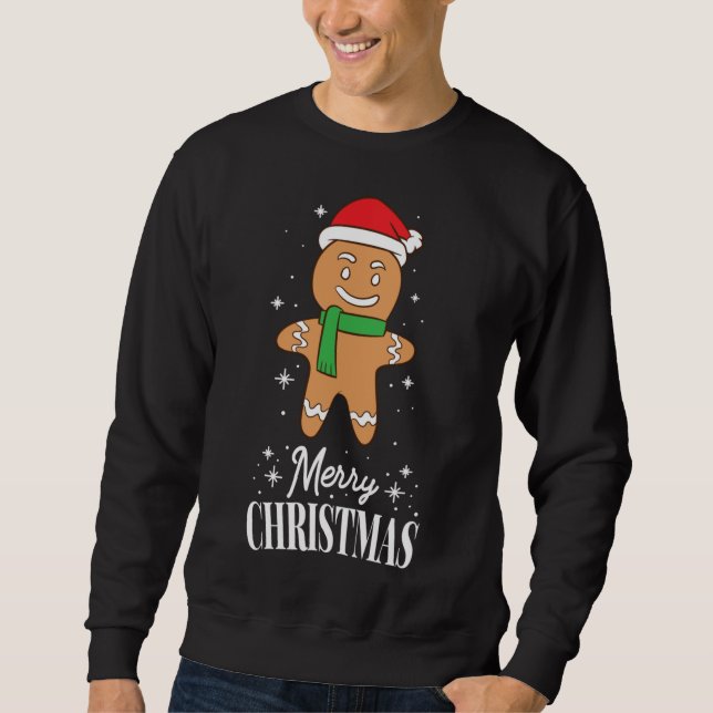 Christmas Gingerbread Sweatshirt (Front)