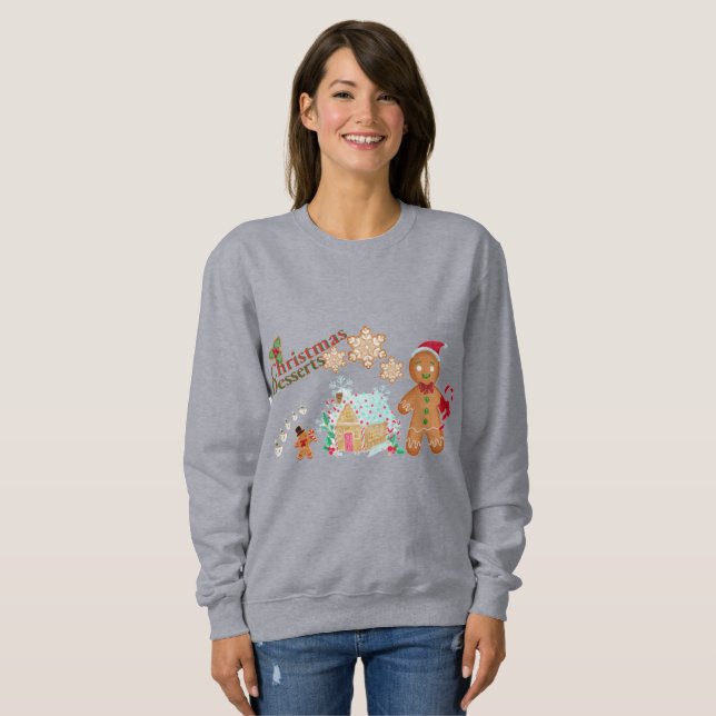 Christmas Gingerbread Sweatshirts (Front Full)