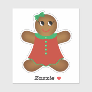Christmas Gingerbread  Woman Contour