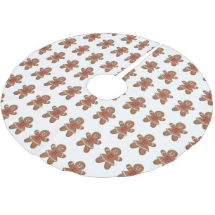 Christmas Gingerbread Women Brushed Polyester Tree Skirt
