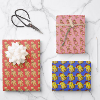 Christmas Gingerbread - Wrapping Paper Sheets