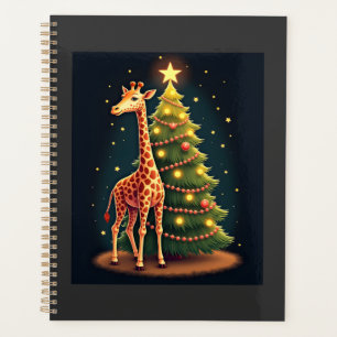 Christmas Giraffe Official Tree Topper Funny Tall Planner