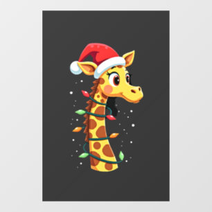 Christmas Giraffe Santa Hat Lights Giraffe Men Wom
