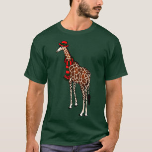 Christmas Giraffe T-Shirt