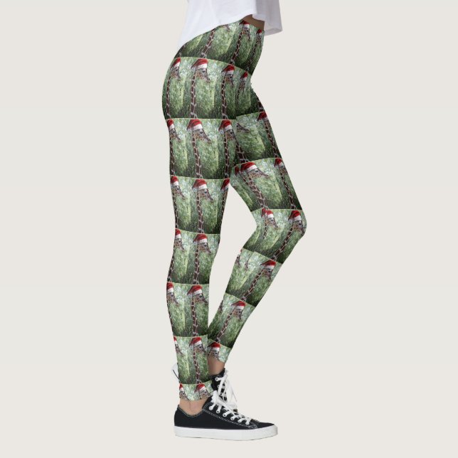Christmas Giraffes Leggings (Right)