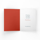 Christmas Girl with Muffler Vintage Greeting Card