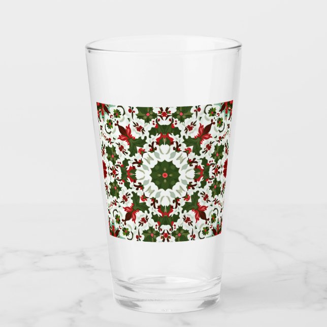 christmas glass cup (Edit) (Front)