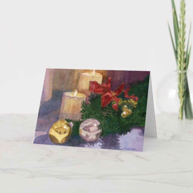 Christmas Glow Holiday Card (Front)