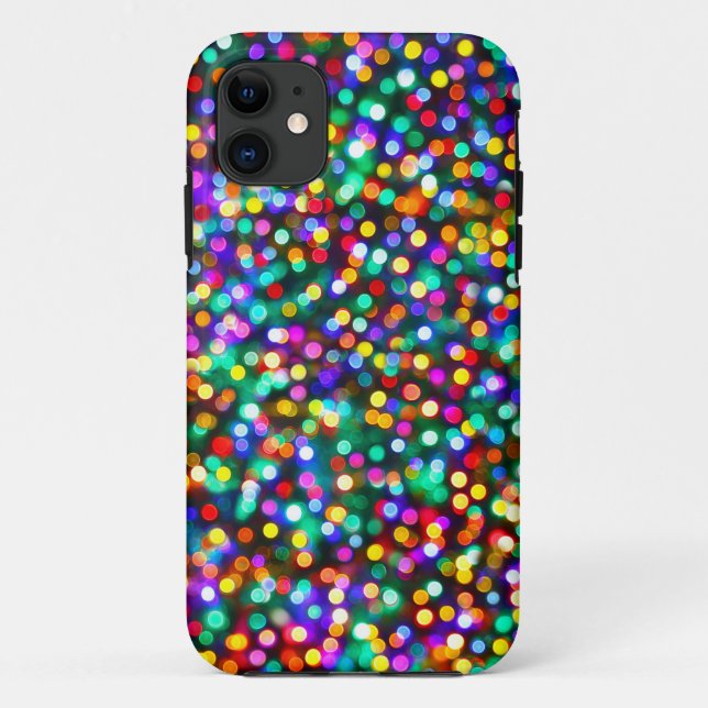 Christmas Glowing Lights Case-Mate iPhone Case (Back)