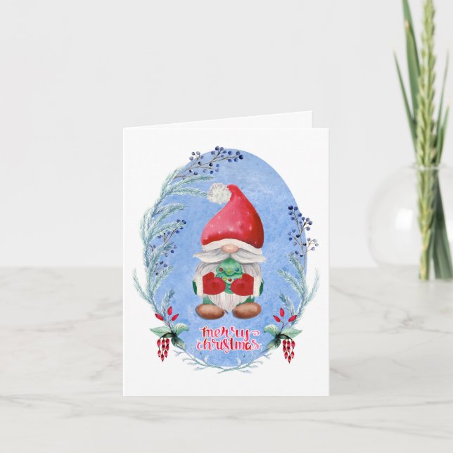 Christmas Gnome Card (Front)