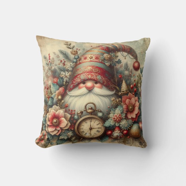 Christmas Gnome Cushion (Front)