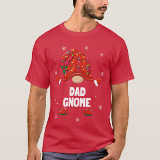 Christmas Gnome Dad Gnome Family Christmas gift T-Shirt