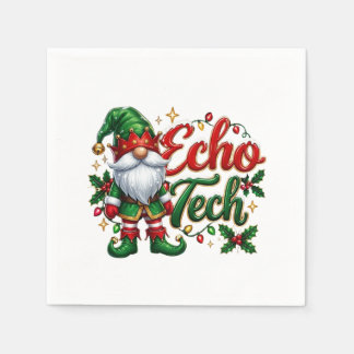 Christmas Gnome Echo Tech Napkin