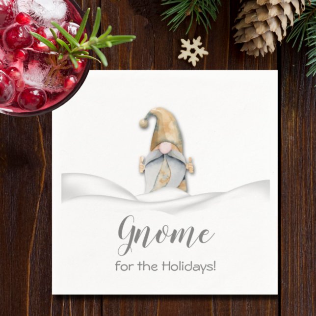 Christmas Gnome for the Holidays Napkin (Creator Uploaded)
