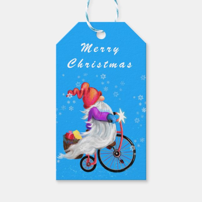 Christmas Gnome Gift Tags (Front)