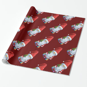 Christmas Gnome Gonk Dressed In A Festive Outfit Wrapping Paper
