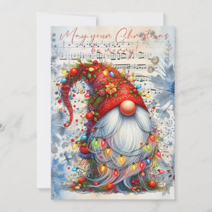 Christmas Gnome Holiday Card